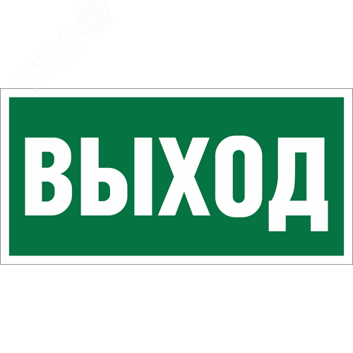 Знак безопасности BL-3015B.E22''Выход''