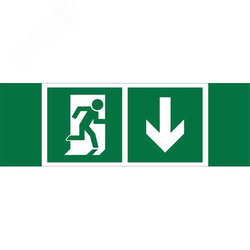 Знак безопасности NPU-3413.E39''Указ. двери эвакуац. выхода (прав.)''