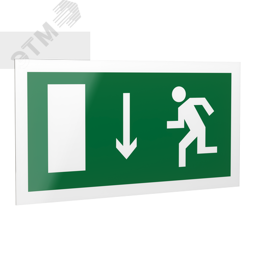 Знак безопасности PP-40205.E10''Указ. двери эвакуационного выхода (лев.)''