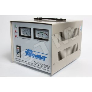 Стабилизатор напряжения однофазный 2кВА ЭМКН-2000 ВА (+Вольт) - ПЛЮС ВОЛЬТ