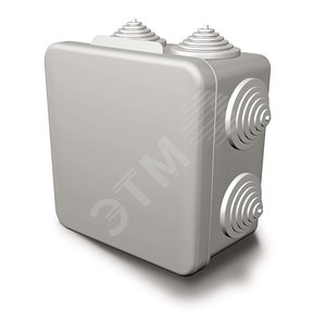 Коробка уравнивания потенциалов 100х100х55, IP54, открытой проводки, серый - GUSI Electric