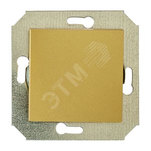 City МЕХАНИЗМ Выкл. 1кл., СП, Золото