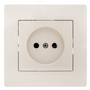 GUSI Bravo Розетка  без бокового заземляющего контакта (БЗК) с  защитой  от  проникновения (ЗП), сов