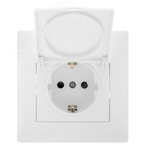 GUSI Bravo Розетка  с  крышкой, с  боковым заземляющим контактом (БЗК) c защитой  от  проникновения