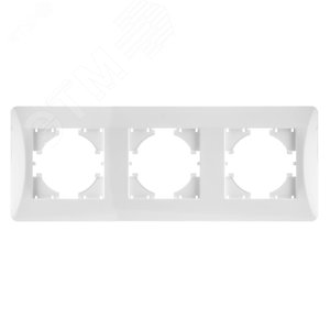 Рамка 3-местная Ugra, белый