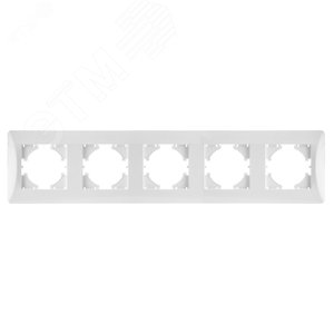 Рамка 5-местная Ugra, белый