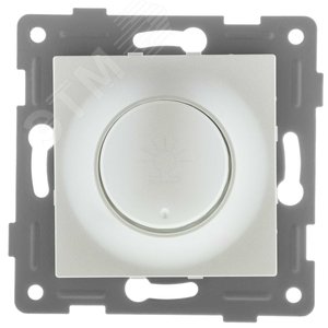 Диммер Ugra, 500 W, механизм, с накладкой и воротком, жемчуг - GUSI Electric