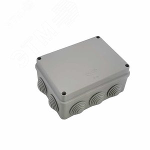 Коробка распределительная 150?110?70 10 муфт д32, крышка на винтах, IP55, открытой проводки, серый - GUSI Electric