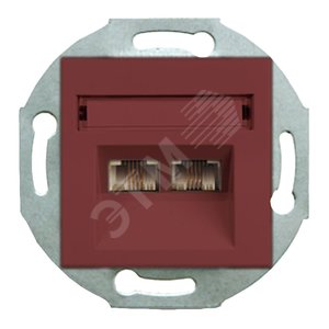City  МЕХАНИЗМ Роз. Комп.+Тел. (RJ45 CAT 5, RJ45), СП, Бордо - GUSI Electric