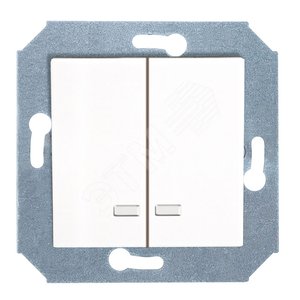 GUSI City МЕХАНИЗМ Выкл. 2кл. (инд.), СП, Бел