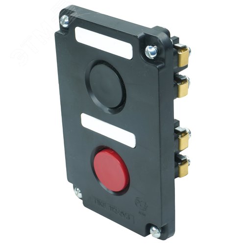 ПКЕ 112-2 У3, 10А, 660В, 2 элемента, чёрный и красный цилиндр, в нишу, IP40, пост управления  (ЭТ) (ET519052)