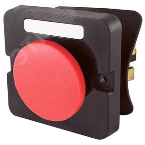 ПКЕ 122-1 У2, 10А, 660В, 1 элемент, красный гриб, в нишу, IP54, пост управления  (ЭТ) - Электротехник