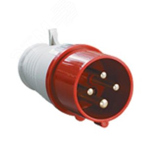 СР Вилка 024, переносная, 3Р+PE, 32А, 380В, IP44  (ЭТ) (ET522786) - Электротехник
