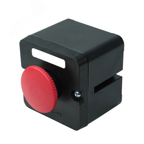 ПКЕ 222-1 У2, 10А, 660В, 1 элемент, красный гриб, накладной, IP54, пост управления  (ЭТ) (ET519072)