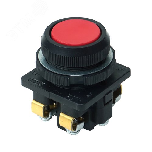 КЕ-011 У3 исп.3, красный, 2р, цилиндр, IP40, 10А ,660В, выключатель кнопочный (ЭТ) | ET511660 | Электротехник - Электротехник