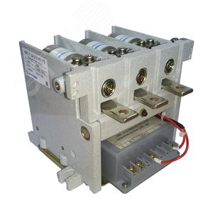 Контактор вакуумный КВТ-1,14-2,5/160-3 У3, трёхполюсный, 160А, 220В, 2з+2р, нереверсивный, без реле, с литым модулем питания, IP00 - Электротехник