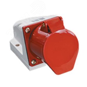 СР Розетка 115, стационарная, 3Р+PE+N, 16А, 380В, IP44  (ЭТ) (ET522821) - Электротехник