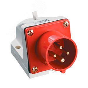 СР Вилка 514, стационарная, 3Р+PE, 16А, 380В, IP44  (ЭТ) (ET522794) - Электротехник