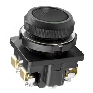 КЕ-011 У3 исп.3, черный, 2р, цилиндр, IP40, 10А, 660В, выключатель кнопочный (ЭТ) | ET511654 | Электротехник - Электротехник