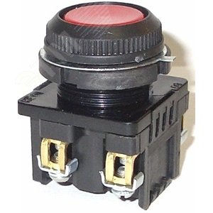 КЕ-181 У2 исп.3, красный, 2р, цилиндр, IP54, 10А ,660В, выключатель кнопочный  (ЭТ) - Электротехник