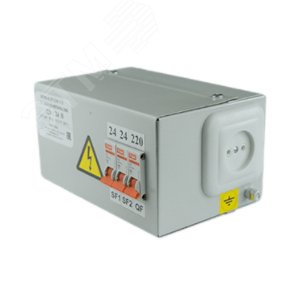 ЯТП-0,25 У3 220/24В, с 2-мя автоматами, IP30, ящик с понижающим трансформатором - Электротехник