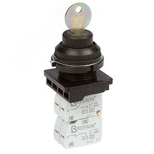 ПЕ-222 исп.3, 2з+2р, 10А, 660В, замок на 2 положения 0 +90 градусов (ключ в положении ‘‘включено‘‘ вынимается), виброударостойкое исп., IP40, переключатель управления (ЭТ) (ET000305)