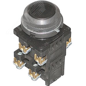 КЕ-182 У2 исп.1, черный, 4з, цилиндр, IP54, 10А, 660В, выключатель кнопочный (ЭТ) | ET561462 | Электротехник - Электротехник