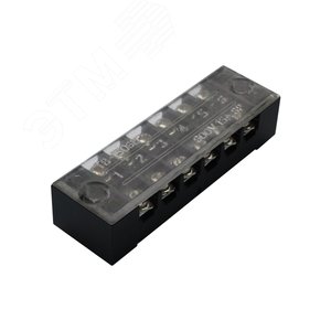 ТВ-1506, 15А, 6 клеммных пар, IP30, блок зажимов - Электротехник