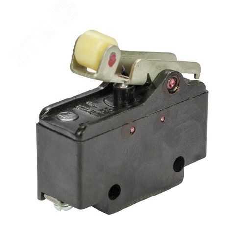 Микровыключатель МП 1107М УХЛ3 исп. 03.1А двухполюсный 10А 660В 1з+1р IP00 прямой рычаг с роликом базовый винт (ET541430)