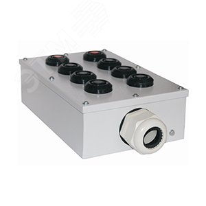 Пост кнопочный ПКУ 15-21.241-54 У2                восьмиэлементный СКЛ11-Л-З-220, зеленая-4шт,      СКЛ11-К-З-220, красная-4шт IP54=1шт (ET011332)