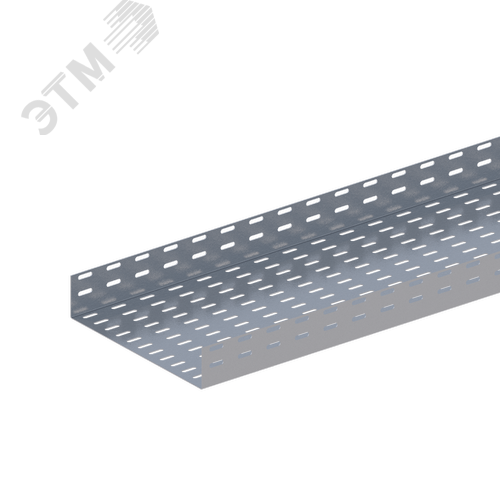 Лоток перф. 400х100х3000 0,7 мм