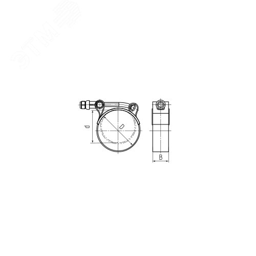 Хомут силовой SR 26-28/W2 ROBUST - фото 3