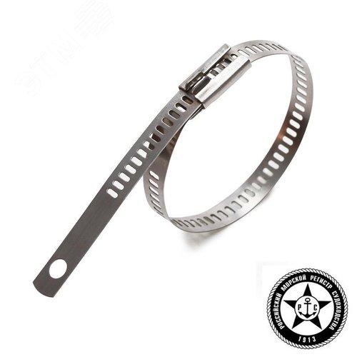 Стяжка стальная лестничного типа СКЛ (316) 7х450 из нержавеющей стали AISI 316 2