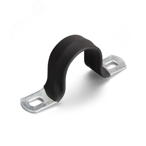 Скоба металлическая двухлапковая с полимерным покрытием СМД-П 38-40 - фото 2