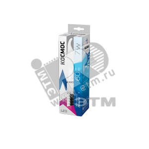 Лампа светодиодная LED Свеча на ветру 7Вт Е27 230v 4500K 560Лм - КОСМОС