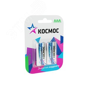 Элемент питания  LR03 (AAA) 1.5V Alkaline 4BL Космос - КОСМОС