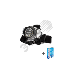 Фонарь налобный KOC-H14-LED, 14 LED, 3 батарейки ААА,  130Lm, Космос (KOC-H14-LED) - КОСМОС