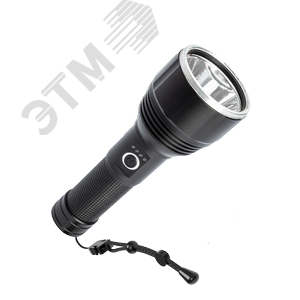 Фонарь аккумуляторный ручной 20Вт LED съемный Li-ion 26650 5000мА.ч Power-bank корпус анодированный алюм. индикатор уровня заряда USB-шнур type C ремешок ручной КОСМОС KOC130Lit - КОСМОС