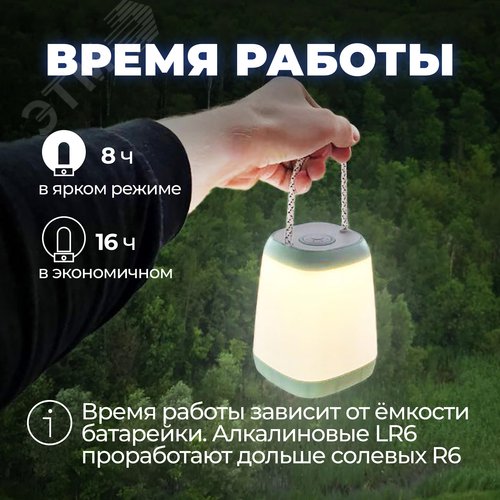 Фонарь 2028LED кемпинговый 3хR03AAA 16 - фото 3