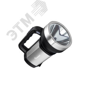 Фонарь-прожектор аккумуляторный ручной 10Вт LED Li-ion 18650 9600мА.ч корпус анодированный алюм. ABS-пластик шнур-адаптер от 220В плечевой ремешок КОСМОС KOC900Lit - КОСМОС