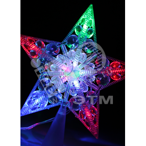Гирлянда звезда на елку 10 LED RGB 16.5см Космос - КОСМОС