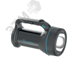 Фонарь-прожектор аккумуляторный, 7W LED, аккум. 3,7V 3,6 ah, 420Лм - 6 часов, 125м - 24 часа - КОСМОС