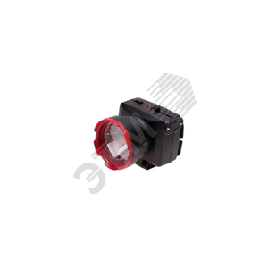 Фонарь налобный аккумуляторный, 1W, аккумулятор 4V 0,5Ah, 140Лм, 12 часов - КОСМОС