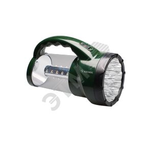 Фонарь-прожектор аккумуляторный , 16 LED + 24 LED, аккум. 4V 2Ah, 190Lm, 350Lm, 15 часов, - КОСМОС
