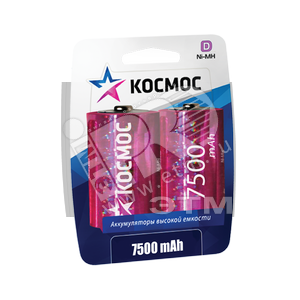 Аккумулятор Космос R20 7500mAh 2BL - КОСМОС