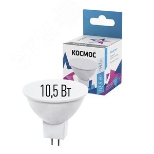 Лампа светодиодная LED 10.5W JCDR 220В GU5.3 D50x45 4500K белый 840 лм 2