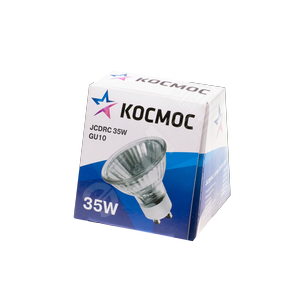 КГМ 35вт 230в GU10 50мм 24° алюм. JCDRC75 Космос - КОСМОС