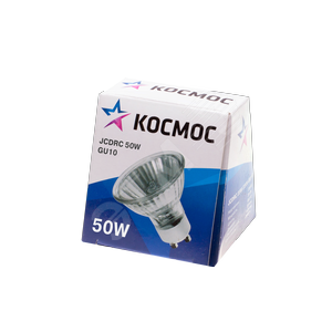 КГМ 50вт 230в GU10 50мм 24° алюм. Космос - КОСМОС