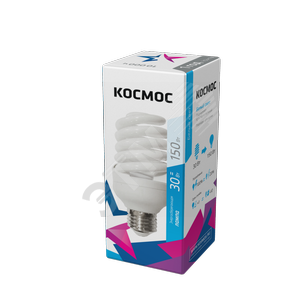 КЛЛ 30/842 E27 D60х135 спираль КОСМОС - КОСМОС