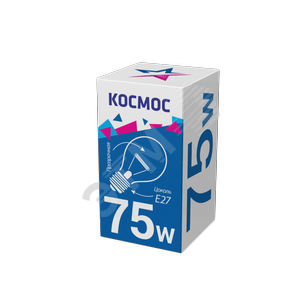 ЛОН 75вт А55 230в E27 Космос прозрачная - КОСМОС